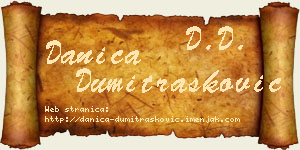 Danica Dumitrašković vizit kartica